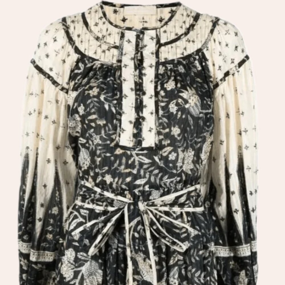 Ulla Johnson kemala midi dress with belt size 4
